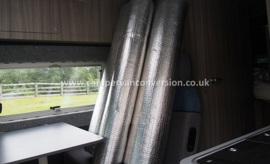 Foil insulation campervan and motorhome rolls