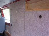 Cupboards and carpeting