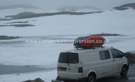 A van for kayaks