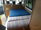 Built Seating to Convert to Double Bed 