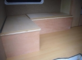 Built Seating to Convert to Double Bed 