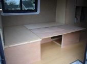 Built Seating to Convert to Double Bed 