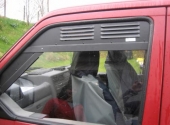 Rubber mounted windows